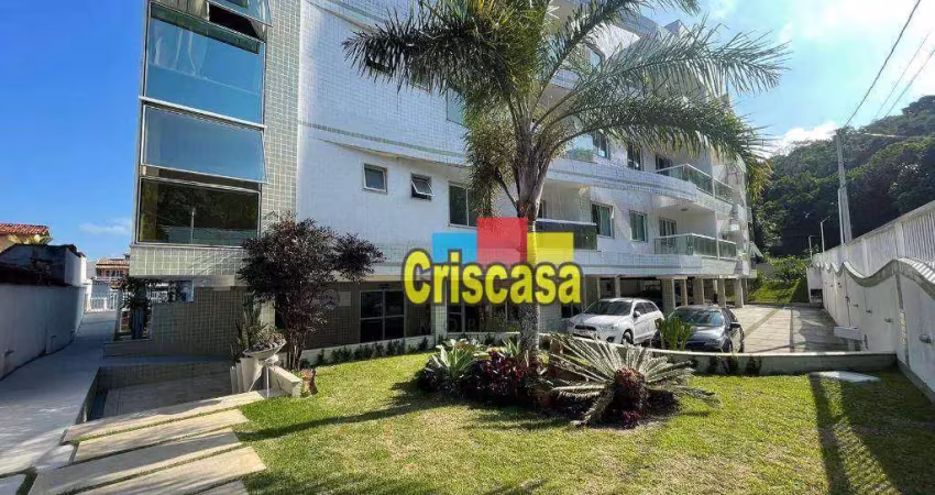 Apartamento com 2 dormitórios, 115 m² - venda por r$ 470.000,00 ou aluguel por r$ 2.450,98/mês - costazul - rio das ostras/rj
