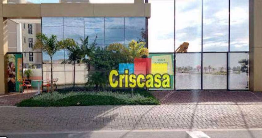 Apartamento com 2 dormitórios para alugar, 42 m² por R$ 1.655,56/mês - Atlântica - Rio das Ostras/RJ