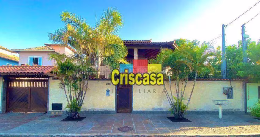 Casa com 6 dormitórios, 403 m² - venda por r$ 2.000.000,00 ou aluguel por r$ 5.251,24/mês - jardim mariléa - rio das ostras/rj