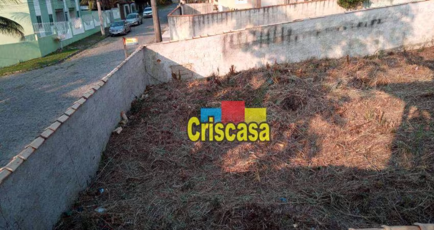 Terreno à venda, 192 m² por R$ 110.000,00 - Casa Grande - Rio das Ostras/RJ