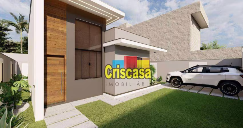 Casa com 3 dormitórios à venda, 80 m² por R$ 480.000,00 - Praia Mar - Rio das Ostras/RJ