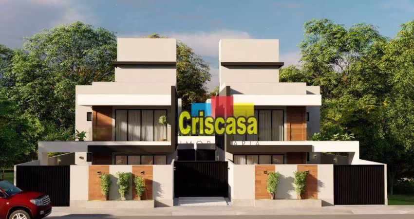 Casa com 3 dormitórios à venda, 108 m² por r$ 530.000,00 - atlântica - rio das ostras/rj