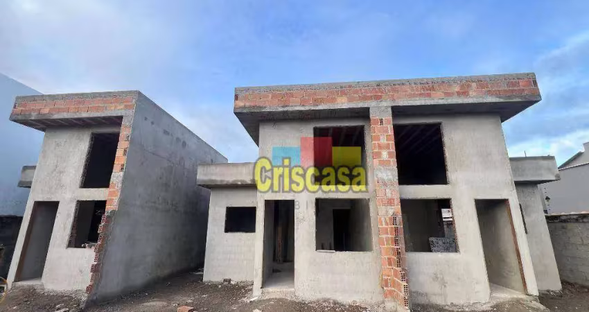 Casa com 2 dormitórios à venda, 59 m² por r$ 320.000,00 - serramar - rio das ostras/rj