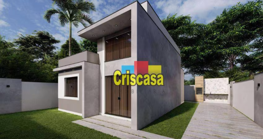 Casa com 3 dormitórios à venda, 86 m² por R$ 530.000,00 - Jardim Bela Vista - Rio das Ostras/RJ