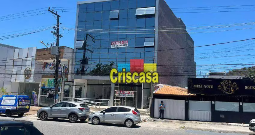 Sala para alugar, 22 m² por r$ 1.300,00/mês - costazul - rio das ostras/rj