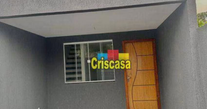 Casa com 2 dormitórios à venda, 52 m² por R$ 180.000,00 - Chácara Mariléa - Rio das Ostras/RJ