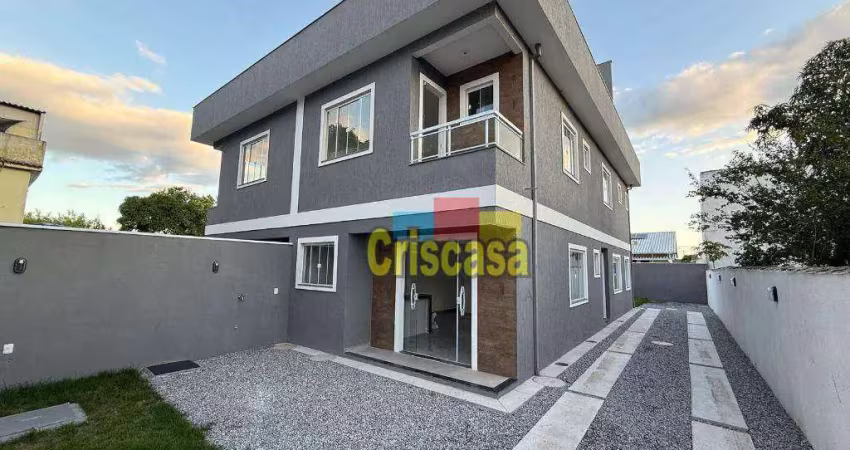 Casa com 2 dormitórios à venda, 70 m² por r$ 300.000,00 - enseada das gaivotas - rio das ostras/rj