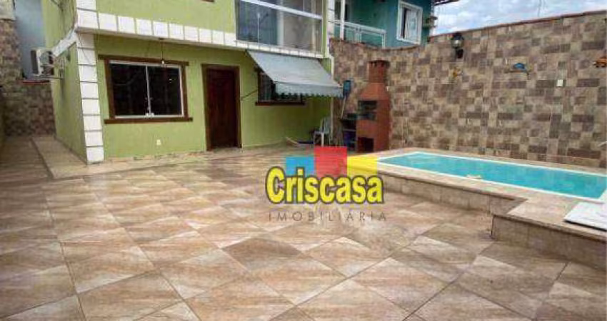 Casa com 2 dormitórios, 413 m² - venda por R$ 500.000,00 ou aluguel por R$ 3.000,00/mês - Jardim Mariléa - Rio das Ostras/RJ