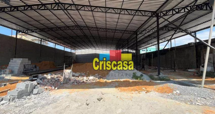 Galpão para alugar, 330 m² por R$ 15.000/mês - Recreio - Rio das Ostras/RJ