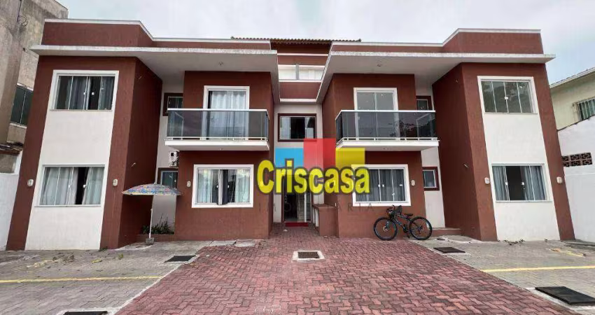 Cobertura com 2 dormitórios, 112 m² - venda por R$ 330.000,00 ou aluguel por R$ 2.550,27/mês - Jardim Mariléa - Rio das Ostras/RJ