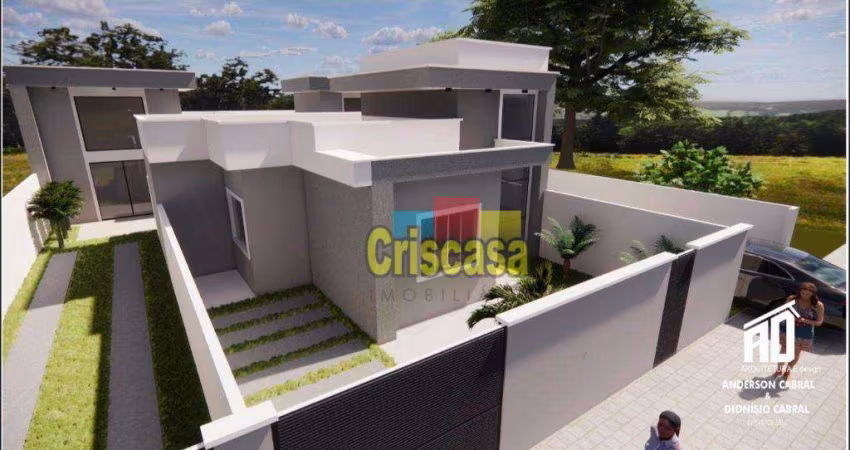 Casa com 3 dormitórios à venda, 70 m² por R$ 480.000,00 - Jardim Mariléa - Rio das Ostras/RJ