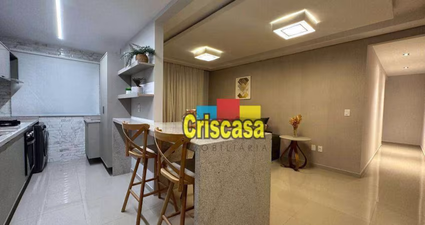 Apartamento com 3 dormitórios à venda, 80 m² por R$ 400.000,00 - Jardim Marileia - Rio das Ostras/RJ