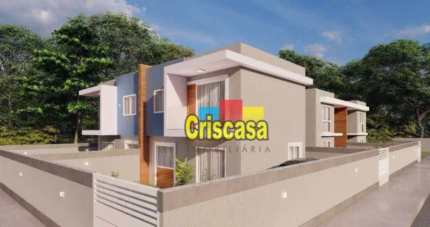 Casa com 2 dormitórios à venda, 75 m² por R$ 320.000,00 - Enseada das Gaivotas - Rio das Ostras/RJ