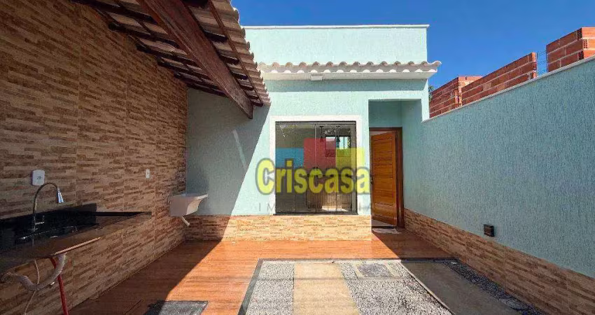 Casa com 1 dormitório à venda, 50 m² por r$ 150.000,00 - cidade praiana - rio das ostras/rj