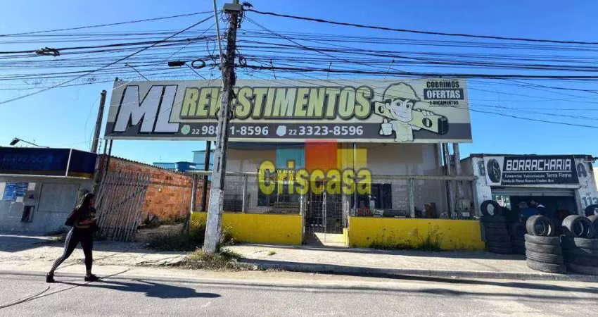 Galpão, 100 m² - venda por r$ 1.200.000,00 ou aluguel por r$ 7.813,00/mês - terra firme - rio das ostras/rj