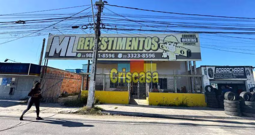 Galpão, 100 m² - venda por r$ 1.200.000,00 ou aluguel por r$ 7.813,00/mês - terra firme - rio das ostras/rj