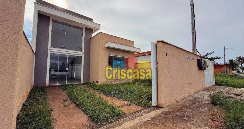 Casa com 2 dormitórios à venda, 60 m² por r$ 295.000,00 - verdes mares - rio das ostras/rj
