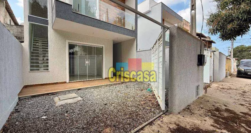 Casa com 2 dormitórios à venda, 76 m² por r$ 320.000,00 - extensão serramar - rio das ostras/rj