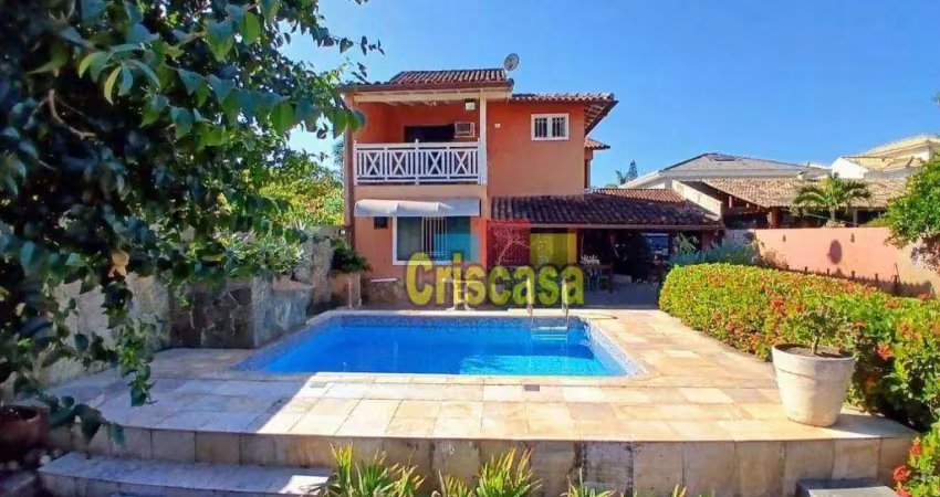 Casa com 5 dormitórios à venda, 240 m² por r$ 990.000,00 - costa azul - rio das ostras/rj