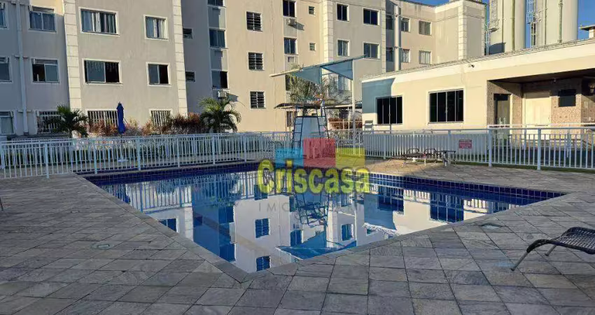 Apartamento com 2 dormitórios à venda, 48 m² por r$ 180.000,00 - nova cidade - rio das ostras/rj