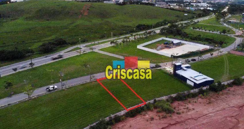 Terreno, 501 m² - venda por r$ 590.000,00 ou aluguel por r$ 9.800,00/mês - condomínio alphaville rio costa do sol - rio das ostras/rj