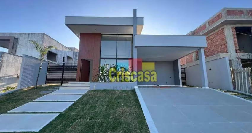 Casa com 3 dormitórios à venda, 210 m² por r$ 1.700.000,00 - alphaville 2 - rio das ostras/rj