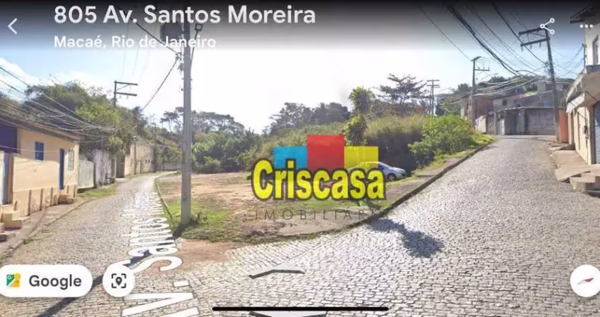 Terreno à venda, 1346 m² por r$ 528.000,00 - miramar - macaé/rj