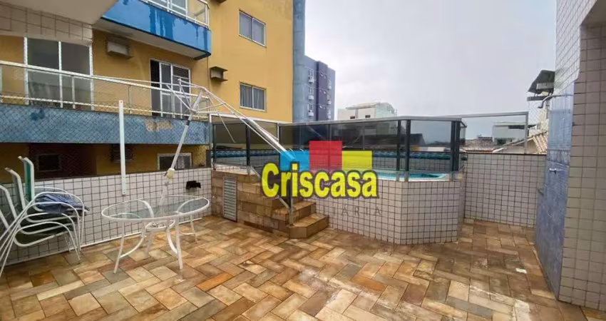 Cobertura com 3 dormitórios para alugar, 216 m² por R$ 4.700,00/mês - Riviera Fluminense - Macaé/RJ