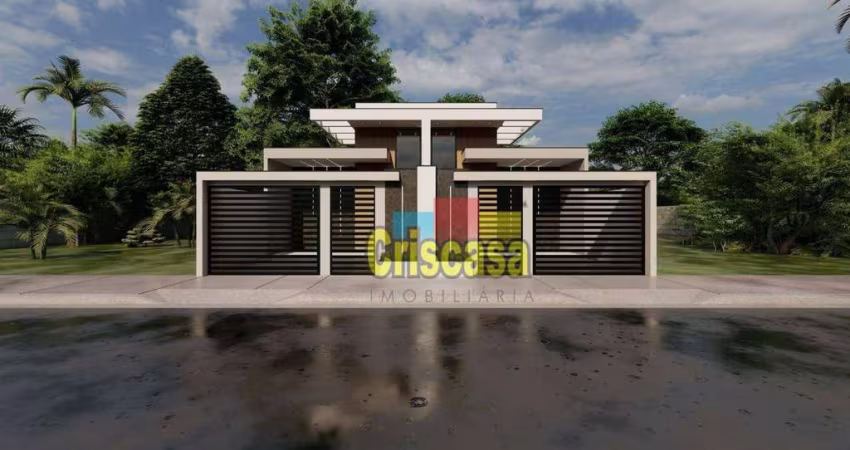 Casa com 2 dormitórios à venda, 73 m² por R$ 390.000,00 - Vale das Palmeiras - Macaé/RJ