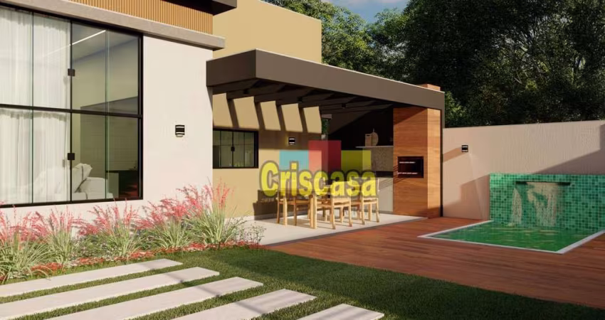 Casa com 3 dormitórios à venda, 140 m² por R$ 690.000,00 - Vale das Palmeiras - Macaé/RJ