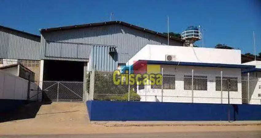 Galpão, 882 m² - venda por r$ 3.000.000,00 ou aluguel por r$ 20.000,00/mês - granja dos cavaleiros - macaé/rj