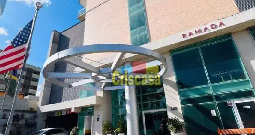 Flat com 1 dormitório, 29 m² - venda por r$ 220.000,00 ou aluguel por r$ 2.300,00/mês - centro - macaé/rj