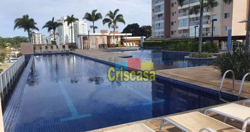 Apartamento com 3 dormitórios para alugar, 76 m² por r$ 4.891,70/mês - glória - macaé/rj