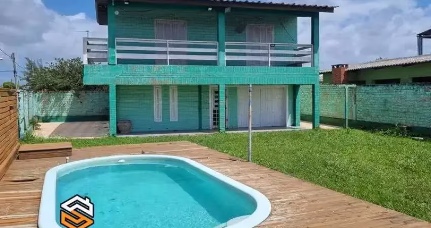 Sobrado de esquina com 4 dormitórios no balneário nordeste em imbé/rs