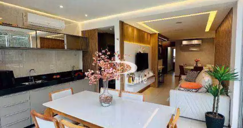 Cobertura com 3 dormitórios à venda, 170 m² por r$ 1.990.000,00 - itaipu - niterói/rj