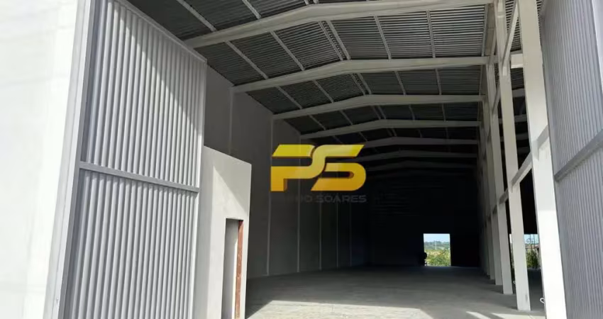Galpão para alugar, 1200 m² por r$ 26.000/mês - cidade balneária novo mundo i - conde/pb