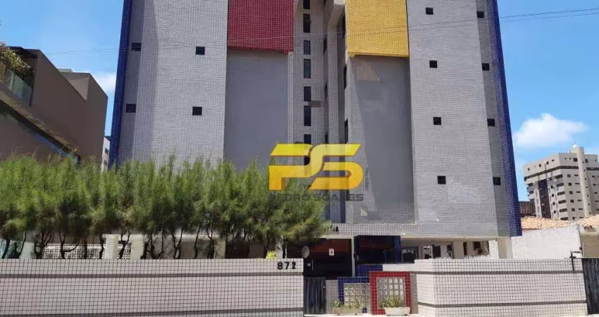 Apartamento com 3 dormitórios para alugar, 80 m² por r$ 3.200/mês - manaíra - joão pessoa/pb