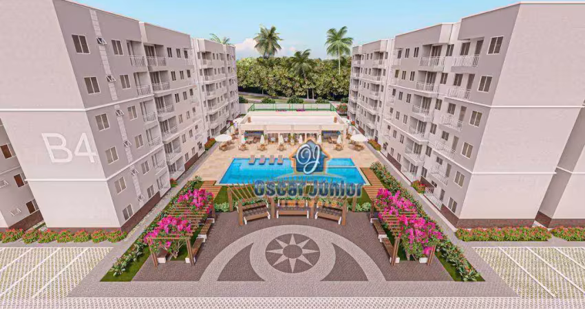 Apartamento com 2 dormitórios à venda, 45 m² por r$ 255.000,00 - messejana - fortaleza/ce