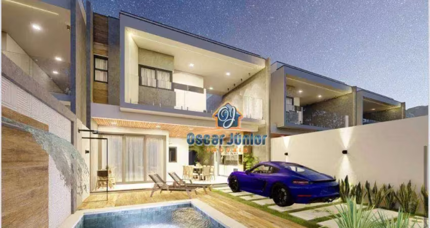 Casa duplex com 4 suítes com piscina, 175 m² a partir de r$ 660.000 - são bento - fortaleza/ce