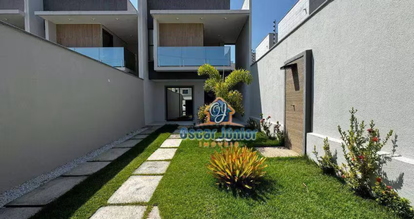 Casa com 4 Quartos (Sendo 3 Suítes) + Wc Social à venda, 158 m² por R$ 649.000 - Sapiranga - Fortaleza/CE