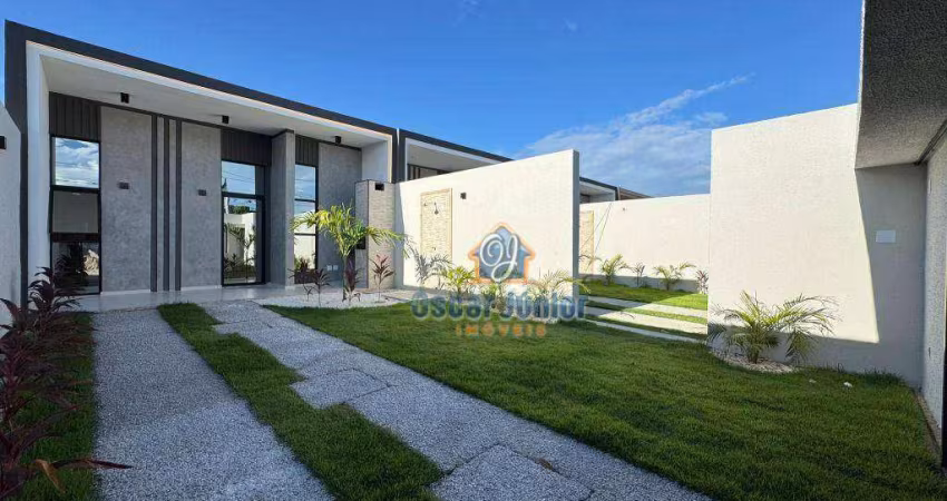 Casa Plana com 3 Quartos (2 Suítes) à venda, 98 m² por R$ 389.000 - Encantada - Eusébio/CE