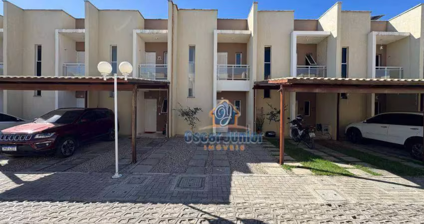 Casa duplex com 2 quartos (1 suíte) + wc social à venda, 66 m² por r$ 298.000 - lazer completo passaré - fortaleza/ce