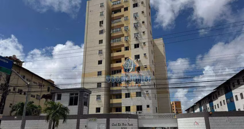 Apartamento com 3 quartos (1 suíte) + wc social à venda, 85 m² por r$ 365.000 - damas - fortaleza/ce