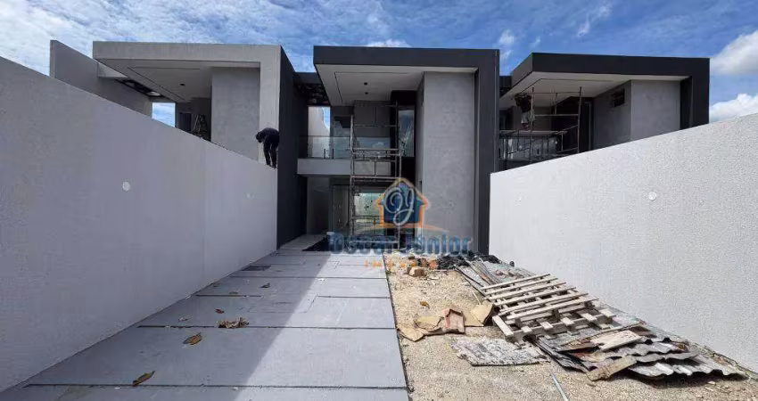 Luxuosa casa dúplex 4 suítes + lavabo à venda, 141 m² por r$ 750.000 - maraponga - fortaleza/ce