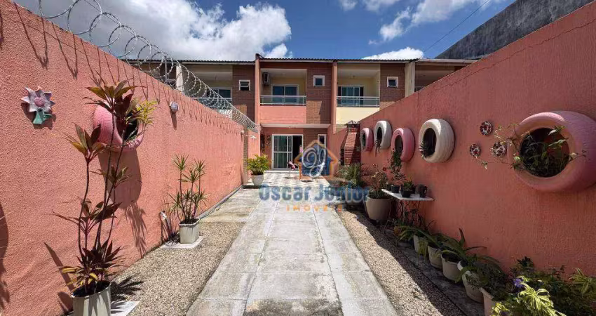 Casa dúplex com 3 quartos (2 suítes) + wc social à venda, 98 m² por r$ 330.000 - passaré - fortaleza/ce