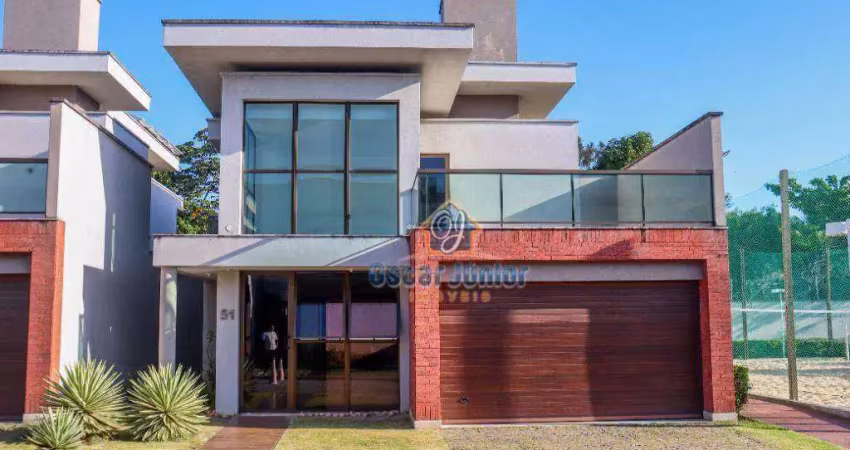 Casa duplex de alto padrão com 4 suítes à venda, 236 m² por r$ 1.210.000 mil - tamatanduba - eusébio/ce