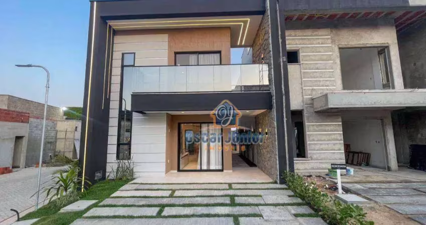 More em uma casa dúplex com 3 suítes e varanda gourmet no eusébio