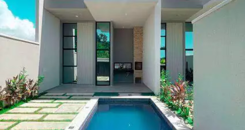 Casa para venda possui 103 metros quadrados com 3 quartos em Precabura - Eusébio - CE