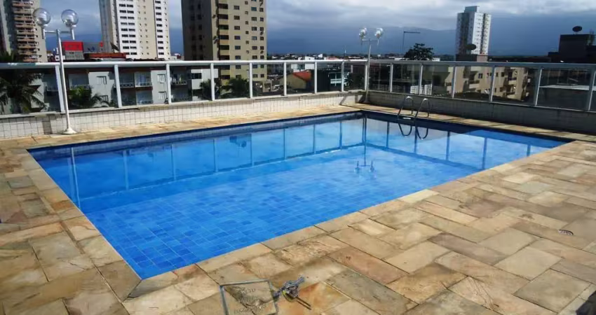 Apartamento prédio com piscina 2 dormitórios sendo 1 suite para venda em tupi praia grande-sp