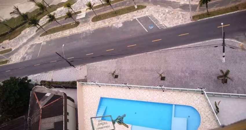 Apartamento frente para mar para venda em vila caiçara praia grande-sp, com pisicna, salão festa, salão de jogos